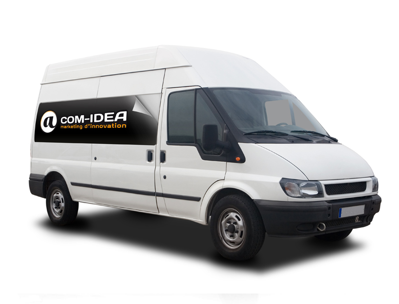 Panneau magnétique pour véhicule utilitaire