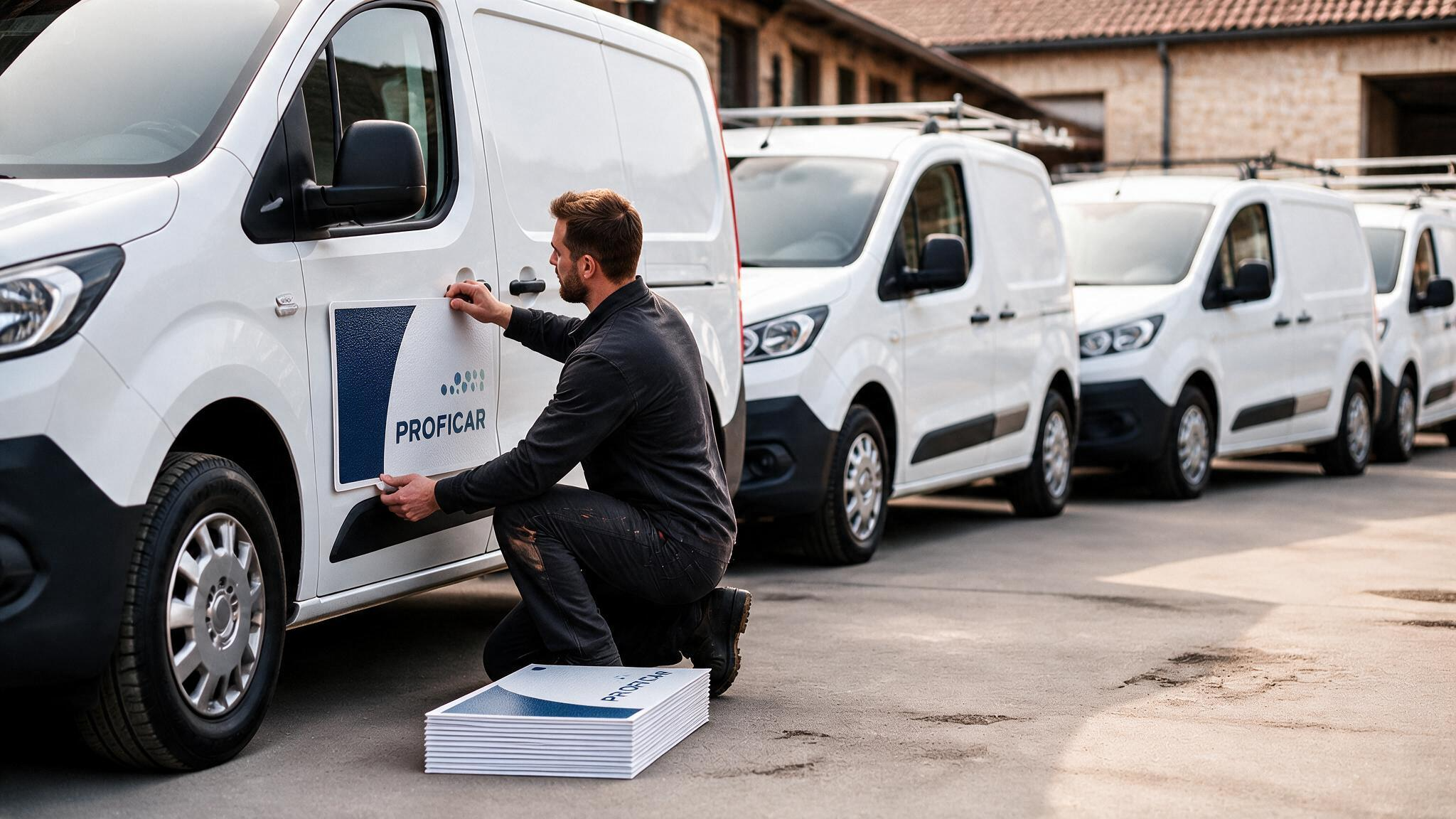 Panneau magnétique véhicule : solution sans engagement pour flotte temporaire ou louée.